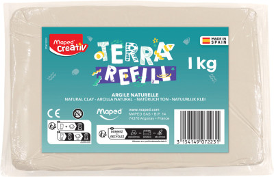 Maped Creativ Nachfüllpackung Ton für Töpferset, 1 kg