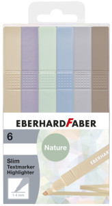 EBERHARD FABER Surligneur Slim, étui de 6, naturel