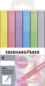 EBERHARD FABER Surligneur Slim, étui de 6, naturel