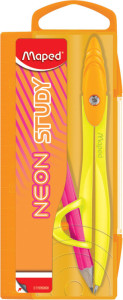 Maped Zirkelkasten STUDY NEON, farbig sortiert