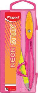 Maped Zirkelkasten STUDY NEON, farbig sortiert