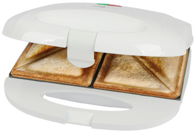 CLATRONIC Gril à sandwich ST 3813, blanc