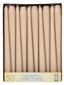 STARPAK Bougie de chandelier, 22 mm, pack de 50, orange