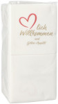 Serviettes cocktail PAPSTAR « PUNTO », 200 x 200 mm, blanches Serviettes cocktail PAPSTAR « PUNTO », 200 x 200 mm, blanches