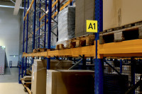 DURABLE Panneau pour allée, autocollant, 149 x 149 mm, PET DURABLE Panneau pour allée, autocollant, 149 x 149 mm, PET