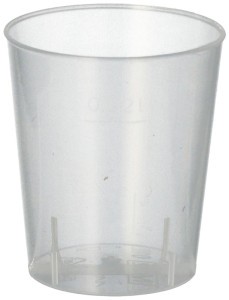 PAPSTAR Verre à liqueur en PP réutilisable, 2 cl, 50 pièces