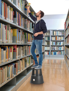 WEDO Tabouret marchepied SuperStep, en plastique, rouge