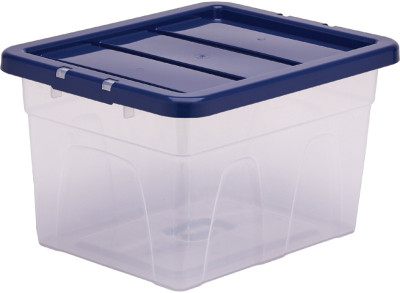 Fellowes Boîte de rangement BANKERS BOX, 22 L, transparent