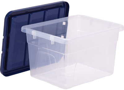 Fellowes Boîte de rangement BANKERS BOX, 22 L, transparent