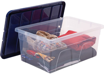 Fellowes Boîte de rangement BANKERS BOX, 38 L, transparent