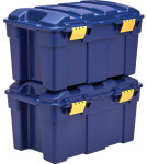 Fellowes Coffre de rangement BANKERS BOX, 40 L, bleu foncé
