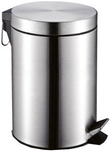 MOOR Poubelle cosmétique à pédale MELINDA, 3 litres, noir