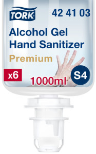 TORK Gel désinfectant pour les mains, 1.000 ml, transparent