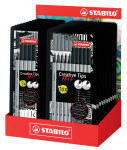 STABILO Creative Tips ARTY BLACK / SHADING, étui-présentoir STABILO Creative Tips ARTY BLACK / SHADING, étui-présentoir