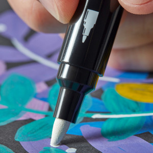 Sharpie Marqueur créatif ACRYLIC, pointe ogive, blanc