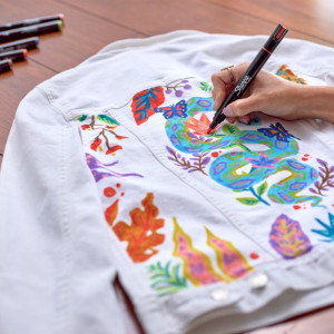 Sharpie Marqueur créatif ACRYLIC, pointe ogive, blanc