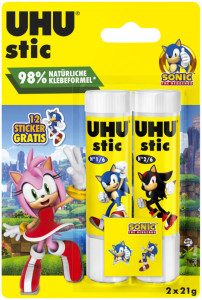 UHU Bâton de colle stic SONIC, 3x 8,2 g, blister