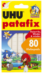UHU Klebepads patafix SONIC, wieder ablösbar, weiß
