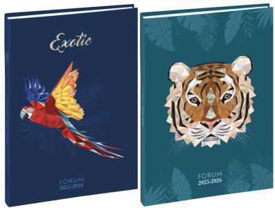 EXACOMPTA Agenda scolaire SAFARI, 2025/2026, assorti