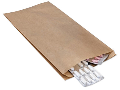 MAILmedia Sachet à soufflet, 160 x 60 x 280 mm, blanc