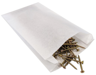 MAILmedia Sachet à soufflet, 200 x 70 x 360 mm, blanc