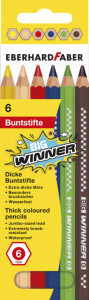 EBERHARD FABER Crayon de couleur BIG WINNER, étui de 12