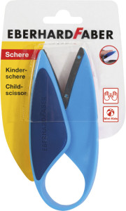 EBERHARD FABER Ciseaux Mini Kids, rond, bleu