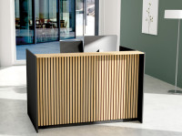 kerkmann Theke Marino up & down, klein, anthrazit/eiche