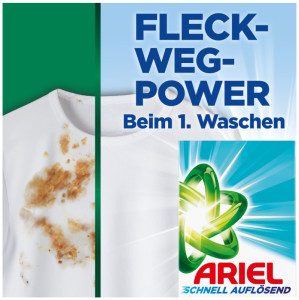 ARIEL Lessive poudre febreze Fraîcheur, 4,95 kg - 90 lavages