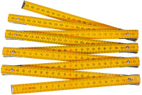BRÜDER MANNESMANN Mètre pliant en bois, longueur: 2,0 m BRÜDER MANNESMANN Mètre pliant en bois, longueur: 2,0 m