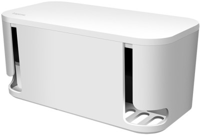 LogiLink Boîtier de câbles avec multiprise, 5 prises, blanc
