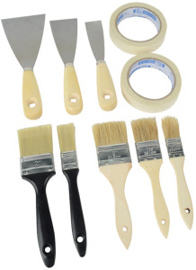 BRÜDER MANNESMANN Kit de peintre, 10 pièces