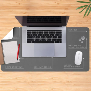 deflecto Sous-main, 800 x 400 mm, menthe/rose