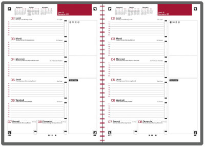 Oxford Agenda semainier TEACHER, 210 x 297 mm, 2025/2026