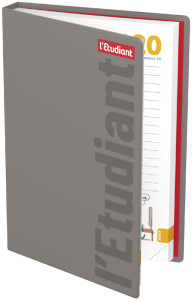 Oxford Agenda l'Etudiant, 2025/2026, 120 x 180 mm, taupe