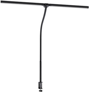 CEP Lampe de bureau à LED ALBATROSS, pied de serrage, noir