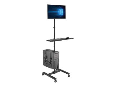 Eaton MGE : MOBILE WORKSTATION W/ MONITOR MOUNT 17IN TO 32IN DISPLAYS