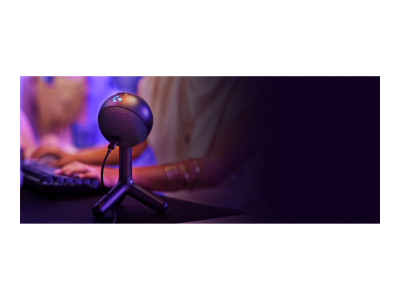 Logitech : YETI ORB RGB MIC LIGHTSYNC BLACK USB N/A - EMEA28-935