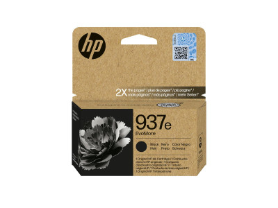 HP : HP 937E EVOMORE BLACK EN pour R/IT/PT/ES Cartouche d'encre