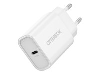OtterBOX : OB STANDARD EU WALL CHARGER 20W 1X USBC 20W USB-PD WHITE PROpack OtterBOX : OB STANDARD EU WALL CHARGER 20W 1X USBC 20W USB-PD WHITE PROpack