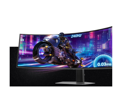 Samsung : ODYSSEY OLED G9 49IN 1800R DWQHD 5120X1440 240HZ QD-OLED 0.