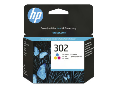 HP : HP 302 TRI-COLOR ORIGINAL INK EN/PL/HU/CZ/SL cartridge