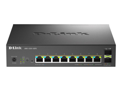 D-Link : 10-PORT POE MULTI-GIGABIT SMART MANAGED SWITCH 120W POE