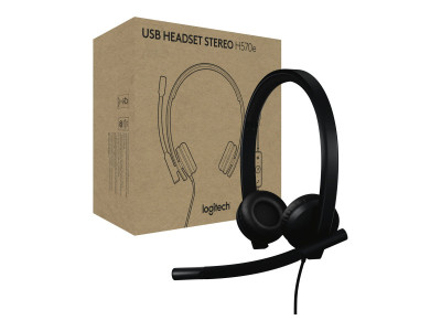 Logitech : USB HEADSET STEREO H570E USB-A TEAMS VERSION-BLACK-EMEA28-935