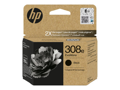 HP : HP 308E EVOMORE BLACK ORIGINAL EN/DE/PL/CZ/NL Cartouche d'encre