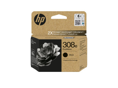HP : HP 308E EVOMORE BLACK ORIGINAL EN/DE/PL/CZ/NL Cartouche d'encre