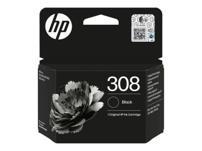 HP : HP 308 BLACK ORIGINAL INK BLISTER cartridge