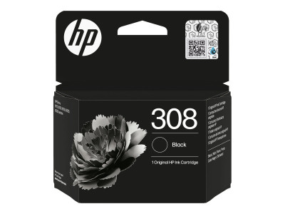 HP : HP 308 BLACK ORIGINAL INK BLISTER cartridge