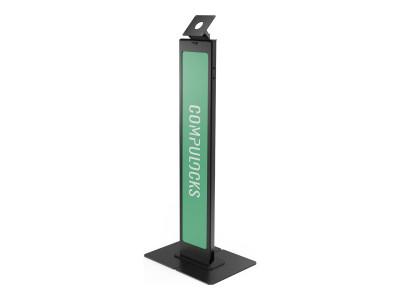 compulocks : BRANDABLE VESA FLOOR STAND pour SCREENS UP TO 32 INCHES BLACK