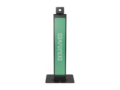 compulocks : BRANDABLE VESA FLOOR STAND pour SCREENS UP TO 32 INCHES BLACK